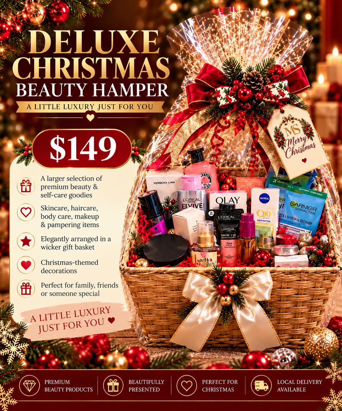 Deluxe Christmas Beauty Hamper